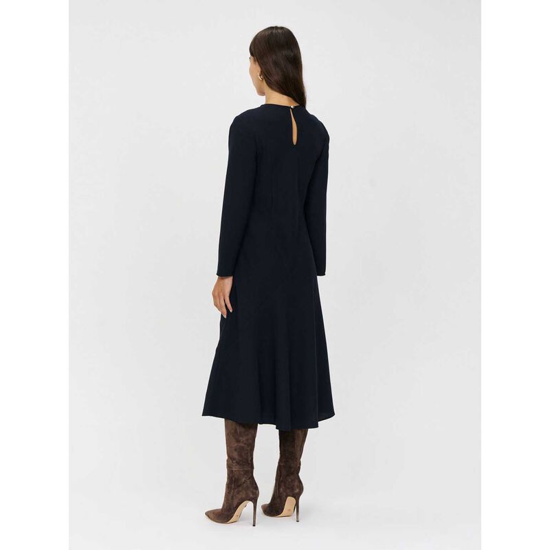 Veronika Maine Double Weave Bias Midi Dress image number 1